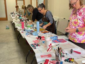October 18: Gelli Plate Printing