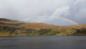 Rainbow over Glenveagh Boglands