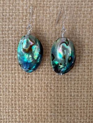 Abalone Dangle Earrings