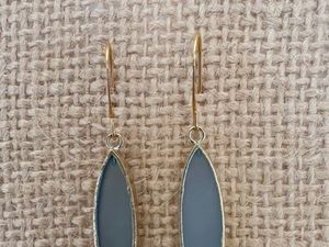 Gold Plated Gemstone Earrings