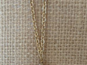 Gold Plated Freshwater Luster Pearl Necklace