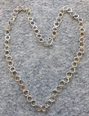 Hammered O's Necklace