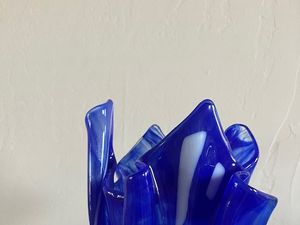 Smoky Blue Vase