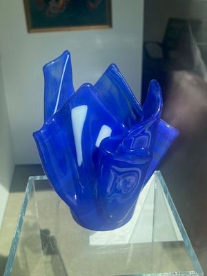 Smoky Blue Vase
