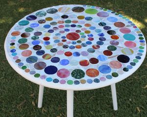 Spiral & Circles Table