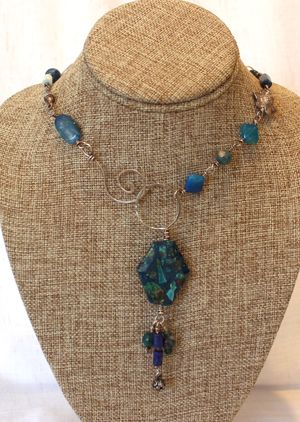 Turquoise Wrapped Necklace