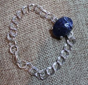 Sterling and Sodalite Bracelet