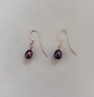 Black Pearl Earrings