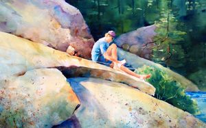 Nov 14: Rocks, Boulders, & Rough Texture in Watercolor
