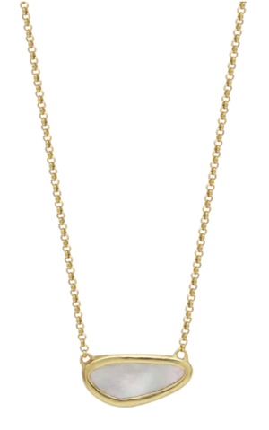 Petite Dream Traveler Necklace - Mother of Pearl