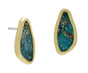 Kristal Chroma Dream Traveler Stud Earring - Blue Sky