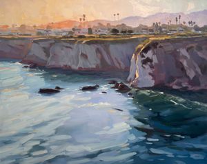 Pismo Beach Cliffs at Sunset