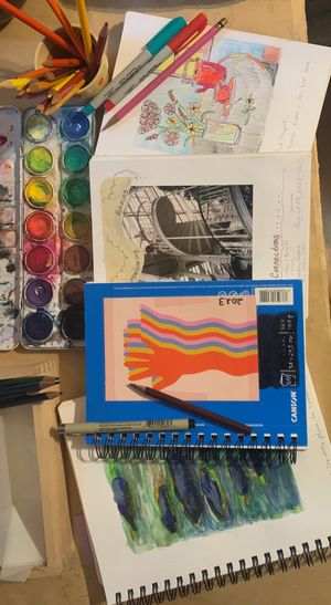 Jan 31: A Sketchbook, A Visual Diary