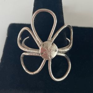 Sterling Silver Sand Dollar Ring