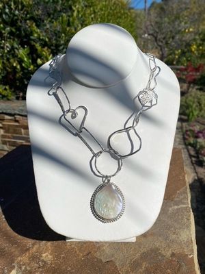 Genuine Pearl Chain Necklace