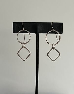 Fine Silver Loop Earrings