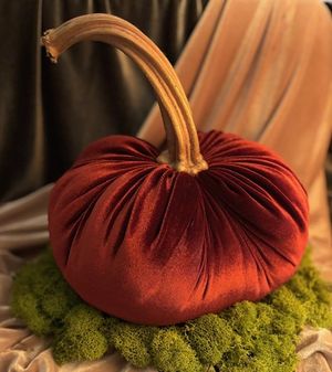 October 11: Vintage Velvet Pumpkins