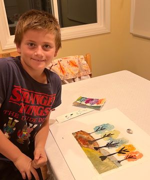 November 18: Fall Watercolor Painting for Children