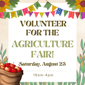 Agriculture Fair Volunteer August 23, 2025