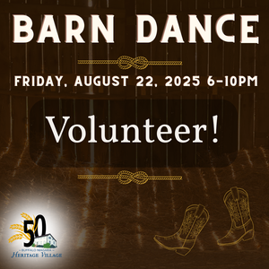 Barn Dance Volunteer August 22, 2025