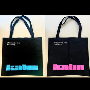 KALW Tote Bag  /  $60  (or more)