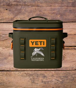 Yeti Hopper 12 Olive/King Crab w/ CWA logo