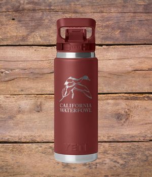 YETI 26oz Water Bottle Red Stag