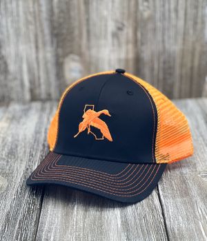 *PRICE REDUCED* Charcoal Orange Mesh CWA Hat