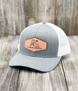 CWA Life member patch hat grey & white