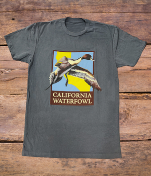 California Waterfowl Men's Heavy Metal CWA Logo Shirt