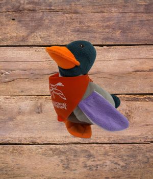 Mallard Plushie with CWA Bandana