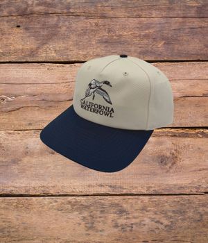 Richardson Cream & Navy CWA logo hat