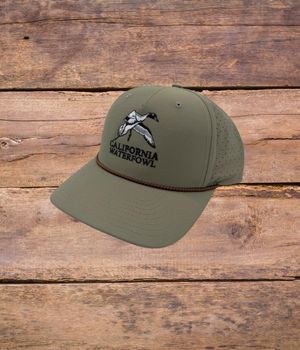 Richardson Taupe Perforated Hat with CWA logo