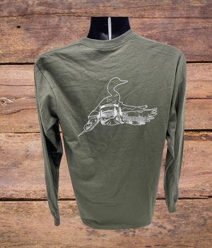 Moss Long Sleeve Grizzly Ranch Shirt