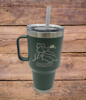 Yeti 35oz Rambler Camp Green with Straw