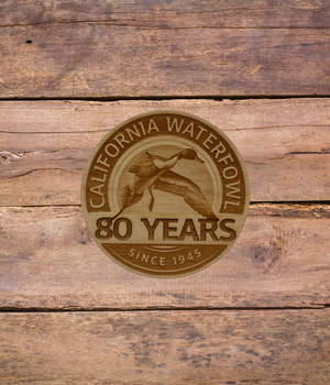 80th Anniversary Custom Wood Magnet