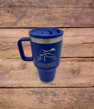YETI 30oz Royal Blue Travel mug with Straw