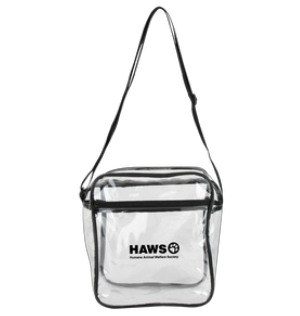 HAWS Logo Clear Stadium Tote Bag