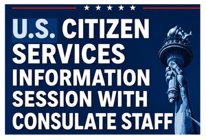 US Consulate Visit Aug 7, 10AM
