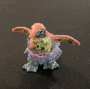 Small Wrapped Penguin by Stacy Slack