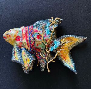 Wrapped Fish w/ Coral by Stacy Slack