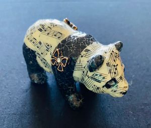 Small Wrapped Musical Panda by Stacy Slack