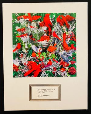Art Puzzle by Patty Carroll - Christmas Cardinals