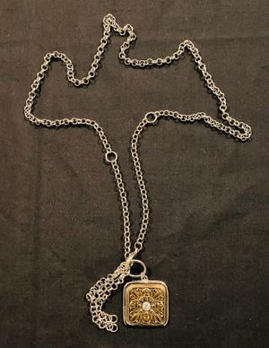 Bronze Floral Necklace by Stacy Slack