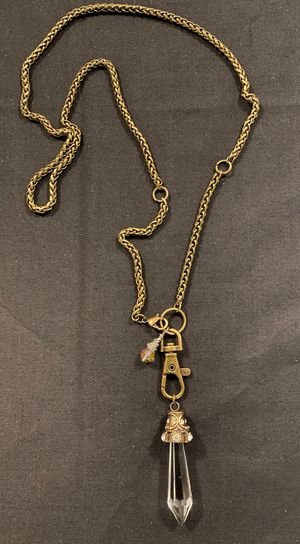 Crystal Pendulum Necklace by Stacy Slack