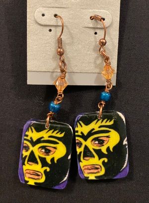 Luchador Earrings