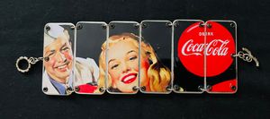 Drink Coca Cola Vintage Tin Can Bracelet