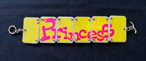 Princess Vintage Tin Can Bracelet