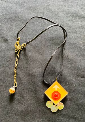 Fun-Ky Necklace: Yellow