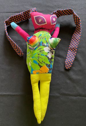 Marcel du Jour Doll: Green/Yellow/Pink Woman